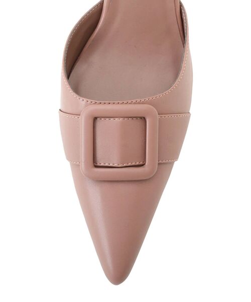 GYDA（ジェイダ）の「ベルトデザインポインテッドミュール（パンプス・レディース・ピンク/アイボリー・SMALL/MEDIUM/LARGE）」の11枚目の写真