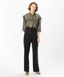 ISABEL MARANT ÉTOILE　イザベルマランミモザ柄シフォンブラウス ISABEL MARANT ÉTOILE イザベルマランミモザ柄シフォンブラウス