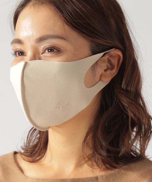 BAYFLOW（ベイフロー）の「SUNRISEカラーキノウマスク（マスク・レディース・ライトブルー/ブラック/ブラウン/ライトグリーン/アイボリー・FREE）」の4枚目の写真