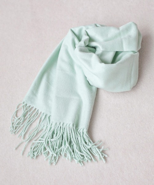 AMERICAN HOLIC（アメリカンホリック）の「ソフトタッチ無地ストール　＊（マフラー・レディース・チャコールグレー/ライトグレー/ブラック/グリーン/ホワイト系その他2・FREE）」の5枚目の写真