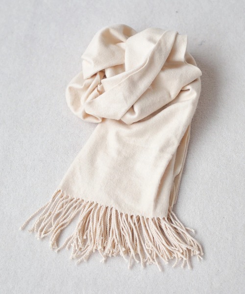 AMERICAN HOLIC（アメリカンホリック）の「ソフトタッチ無地ストール　＊（マフラー・レディース・チャコールグレー/ライトグレー/ブラック/グリーン/ホワイト系その他2・FREE）」の2枚目の写真