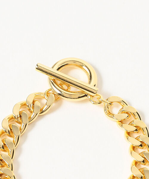 Ray BEAMS(レイビームス)の「Ray BEAMS / マンテル キヘイチェーン ブレスレット(ブレスレット・レディース・シルバー/ゴールド・ONE SIZE)」の4枚目の写真