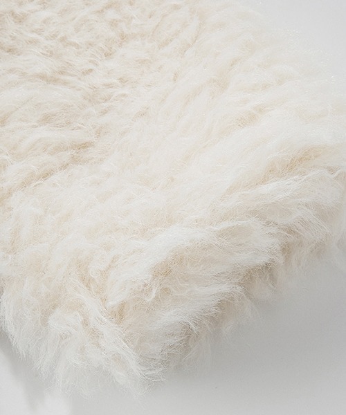 Fano Studios（ファノ ストゥディオズ）の「【Fano Studios】Big collar faux fur jacket FD20W247（その他アウター・レディース・ホワイト・L/S/M）」の8枚目の写真