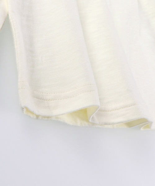 BRANSHES(ブランシェス)の「花柄刺繍チュニック(チュニック・キッズ・アイボリー/カーキ・120cm/130cm/100cm/110cm/140cm/150cm/80cm/90cm)」の6枚目の写真