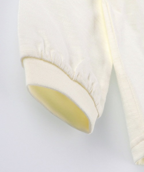 BRANSHES(ブランシェス)の「花柄刺繍チュニック(チュニック・キッズ・アイボリー/カーキ・120cm/130cm/100cm/110cm/140cm/150cm/80cm/90cm)」の5枚目の写真