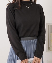 首元あったかタートルネックカットソー