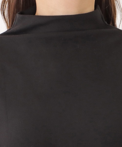 Lace Ladies（レースレディース）の「首元あったかタートルネックカットソー（Tシャツ/カットソー・レディース・ピンク/モカ/ライトグレー/ダークグレー/パープル/グリーン/ブラック・XL/FREE）」の12枚目の写真