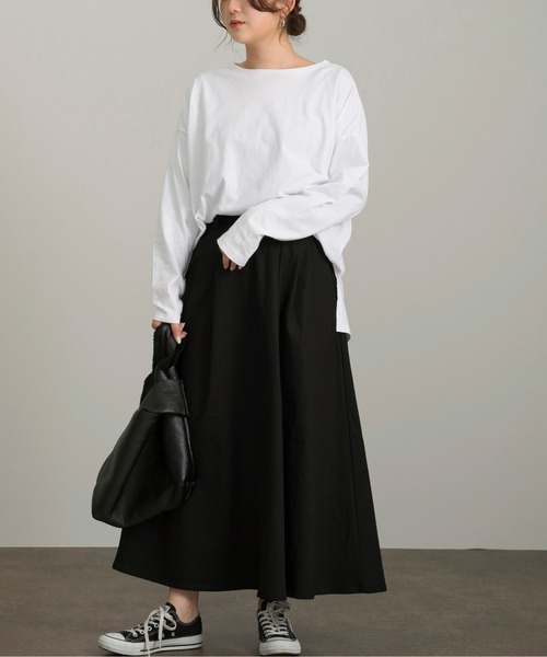 Ambre Neige(アンブルネージュ)の「レイヤードロングスリットカットソー/【WEB/EC限定商品】(Tシャツ/カットソー・レディース・ホワイト・FREE)」の6枚目の写真