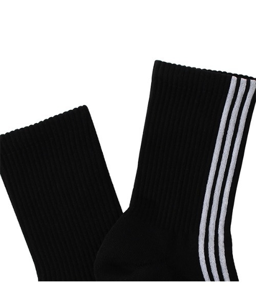 PERFECTCORNER（パーフェクトコーナー）の「【PERFECTCORNER 】トンネル３ラインソックス(FILE) / PERFECT CORNER TUNNEL THREE LINE SOCKS(FILE)（ソックス/靴下・レディース・ホワイト×レッド/ホワイト×ブラック/ブラック×ホワイト/ブラック×レッド・FREE）」の16枚目の写真