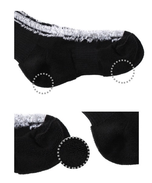 PERFECTCORNER（パーフェクトコーナー）の「【PERFECTCORNER 】トンネル３ラインソックス(FILE) / PERFECT CORNER TUNNEL THREE LINE SOCKS(FILE)（ソックス/靴下・レディース・ホワイト×レッド/ホワイト×ブラック/ブラック×ホワイト/ブラック×レッド・FREE）」の15枚目の写真