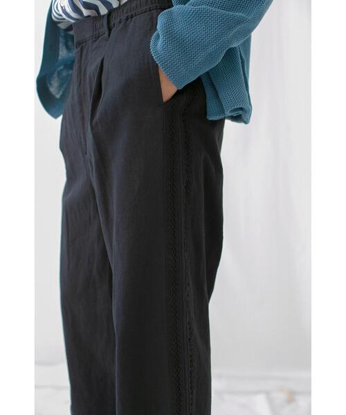 MONKEY TIME（モンキータイム）の「＜monkey time＞ C/L CHINO SIDE LACE PANTS/パンツ（その他パンツ・メンズ・ブラック/ナチュラル・S/M/L）」の3枚目の写真