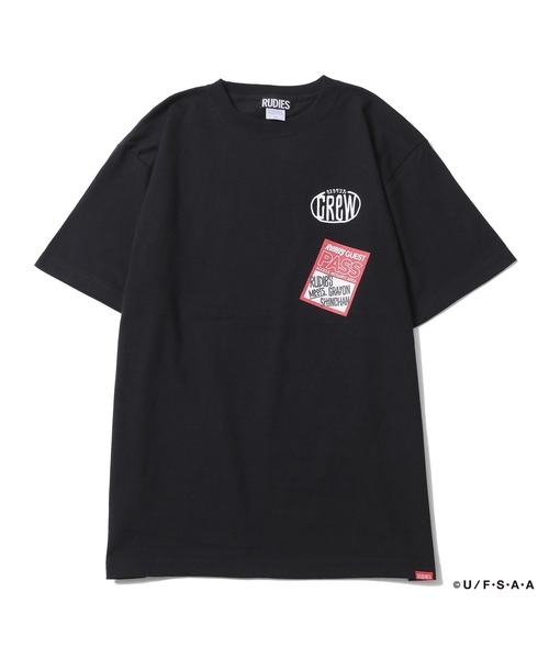 RUDIE'S(ルーディーズ)の「RUDIE'S x CRAYON SHINCHAN MICROPHONE-T / ルーディーズ × クレヨンしんちゃん マイクロフォン Tシャツ(Tシャツ/カットソー・メンズ・オレンジ/ブラック・M/L/XXL/S/XL)」の11枚目の写真