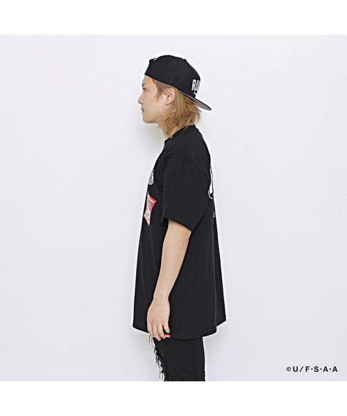 RUDIE'S(ルーディーズ)の「RUDIE'S x CRAYON SHINCHAN MICROPHONE-T / ルーディーズ × クレヨンしんちゃん マイクロフォン Tシャツ(Tシャツ/カットソー・メンズ・オレンジ/ブラック・M/L/XXL/S/XL)」の14枚目の写真