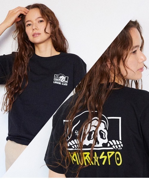 LURKING CLASS（ラーキングクラス）の「【ムラサキスポーツ別注】LURKING CLASS/ラーキングクラス ルーズシルエット バックプリントTシャツ ST21STMS004（Tシャツ/カットソー・メンズ・ホワイト/ブラック・XL/M/L/S）」の3枚目の写真