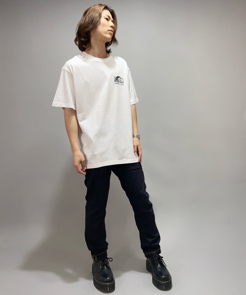 LURKING CLASS（ラーキングクラス）の「【ムラサキスポーツ別注】LURKING CLASS/ラーキングクラス ルーズシルエット バックプリントTシャツ ST21STMS004（Tシャツ/カットソー・メンズ・ホワイト/ブラック・XL/M/L/S）」の14枚目の写真