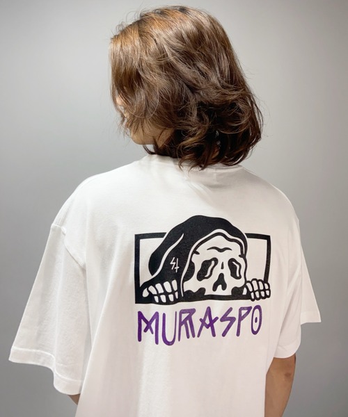 LURKING CLASS（ラーキングクラス）の「【ムラサキスポーツ別注】LURKING CLASS/ラーキングクラス ルーズシルエット バックプリントTシャツ ST21STMS004（Tシャツ/カットソー・メンズ・ホワイト/ブラック・XL/M/L/S）」の12枚目の写真
