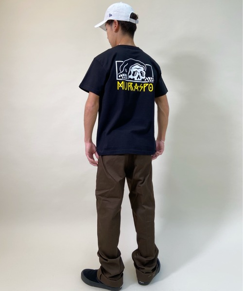 LURKING CLASS（ラーキングクラス）の「【ムラサキスポーツ別注】LURKING CLASS/ラーキングクラス ルーズシルエット バックプリントTシャツ ST21STMS004（Tシャツ/カットソー・メンズ・ホワイト/ブラック・XL/M/L/S）」の5枚目の写真