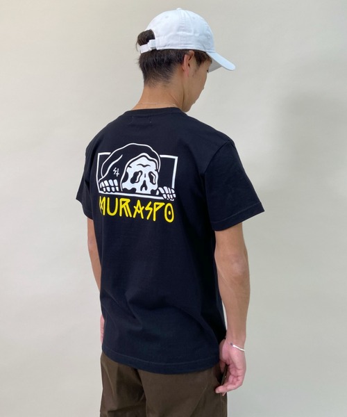 LURKING CLASS（ラーキングクラス）の「【ムラサキスポーツ別注】LURKING CLASS/ラーキングクラス ルーズシルエット バックプリントTシャツ ST21STMS004（Tシャツ/カットソー・メンズ・ホワイト/ブラック・XL/M/L/S）」の6枚目の写真