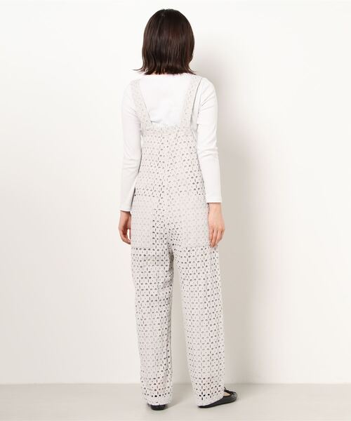 エム　ジャーナルスタンダードラックス　カットワークレースオールインワン ジャーナルスタンダードラックス カットワークレース