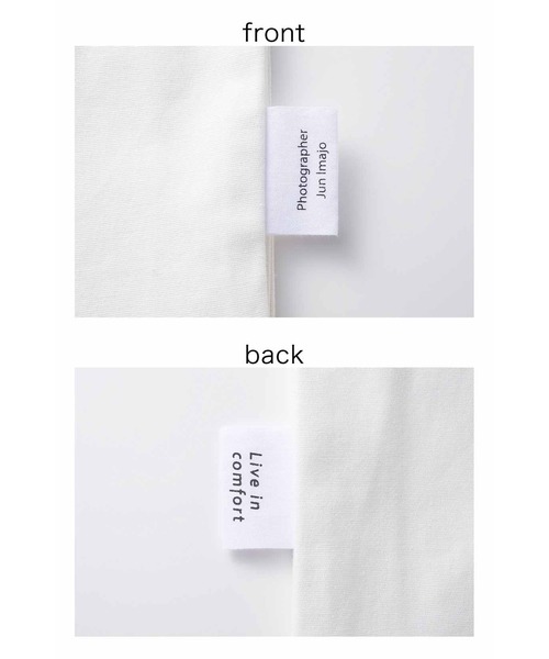 Live in comfort（リブインコンフォート）の「リブ　イン　コンフォート×フォトグラファー今城純さん　世界を旅するキャンバストートバッグ（トートバッグ・レディース・ホワイト/ホワイト系その他/ホワイト×ブルー・ONE SIZE）」の9枚目の写真