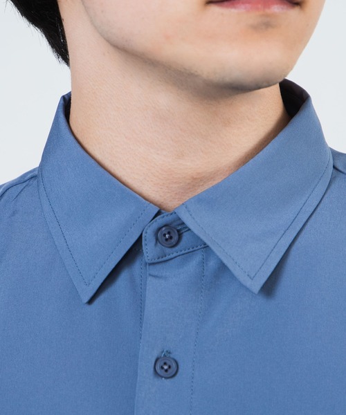 WEGO(ウィゴー)の「WEGO/グラフィックアートビッグシャツ(シャツ/ブラウス・メンズ・ブラック/サックスブルー・MEDIUM/LARGE)」の13枚目の写真