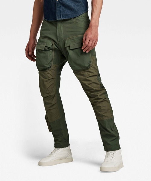 G-STAR（ジースター）の「3D Straight Tapered Cargo Pants/テーパード/カーゴパンツ（カーゴパンツ・メンズ・ダークオリーブ/ダークブラック・28/30/36/30/30/30/29/30/31/30/32/30/34/30/33/30/31/32/28/32/29/32/30/32/33/32/34/32/32/32）」の10枚目の写真