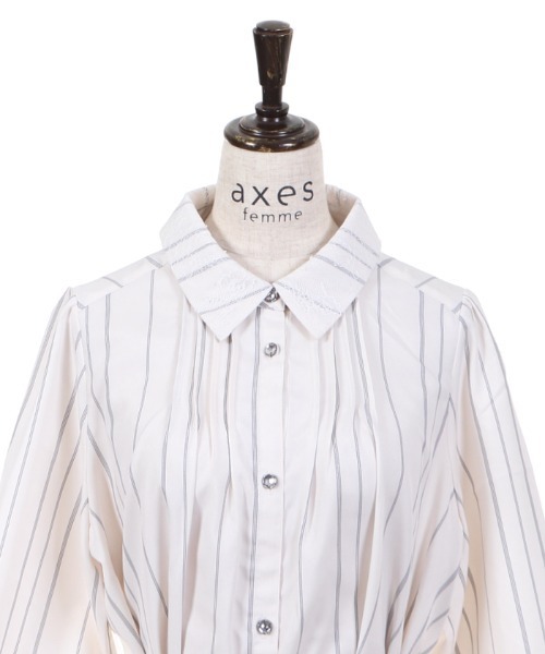 axes femme（アクシーズファム）の「バックシャンストライプ