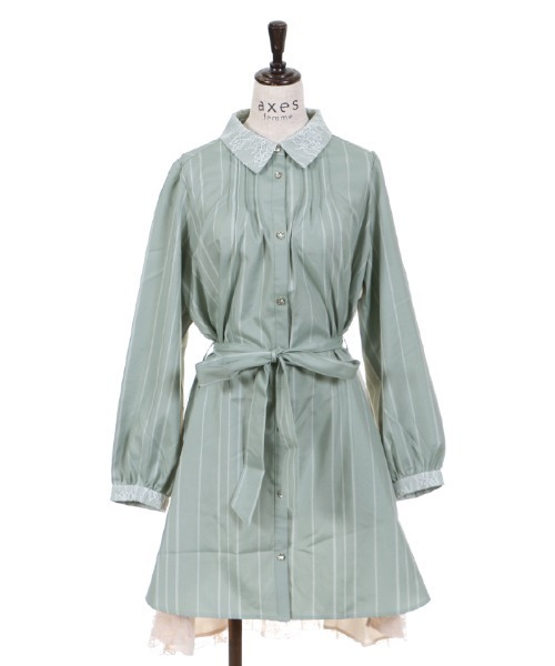 axes femme（アクシーズファム）の「バックシャンストライプ