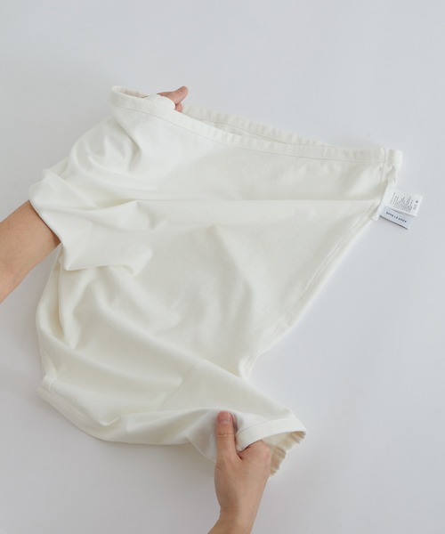 ADAM ET ROPE'（アダムエロペ）の「《WEB限定》【ANYANY】前後表裏一体 オーバーサイズT（Tシャツ/カットソー・メンズ・ホワイト/ブラック・M/L/XL）」の19枚目の写真
