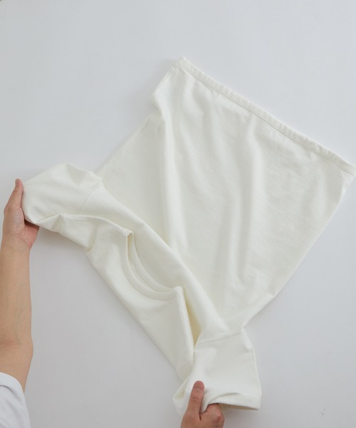 ADAM ET ROPE'（アダムエロペ）の「《WEB限定》【ANYANY】前後表裏一体 オーバーサイズT（Tシャツ/カットソー・メンズ・ホワイト/ブラック・M/L/XL）」の21枚目の写真