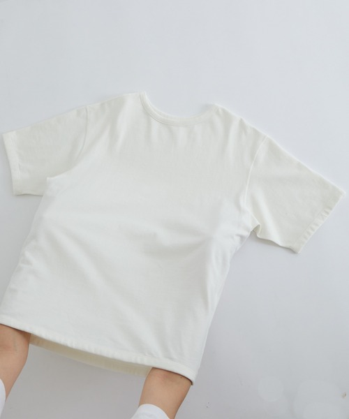 ADAM ET ROPE'（アダムエロペ）の「《WEB限定》【ANYANY】前後表裏一体 オーバーサイズT（Tシャツ/カットソー・メンズ・ホワイト/ブラック・M/L/XL）」の16枚目の写真