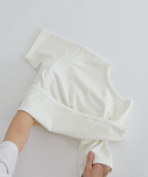 ADAM ET ROPE'（アダムエロペ）の「《WEB限定》【ANYANY】前後表裏一体 オーバーサイズT（Tシャツ/カットソー・メンズ・ホワイト/ブラック・M/L/XL）」の18枚目の写真