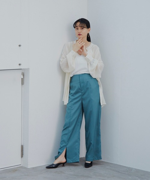 Happy John（ハッピージョン）の「ヨークシアーシャツ（シャツ/ブラウス・レディース・ブルー/ナチュラル・FREE）」の19枚目の写真