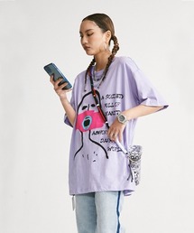 Ressaca（レサーカ）の「オーバーサイズ プリントデザインTEE（Tシャツ/カットソー）」