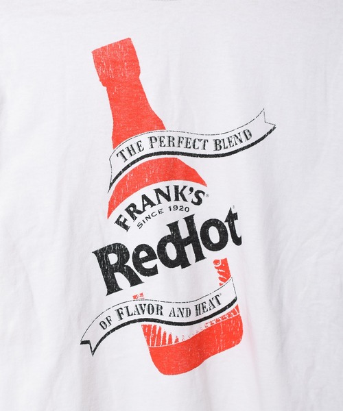 GILDAN(ギルダン)の「【T18】【GILDAN/ギルダン】FRANK'S (RED HOT) LS TEE(Tシャツ/カットソー・レディース・ホワイト・SMALL/LARGE/MEDIUM)」の4枚目の写真