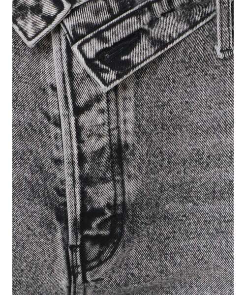 EMODA(エモダ)の「ロールハイウエストワイドジーンズ(デニムパンツ・レディース・ブラック/ライトブルー・SMALL/MEDIUM)」の21枚目の写真