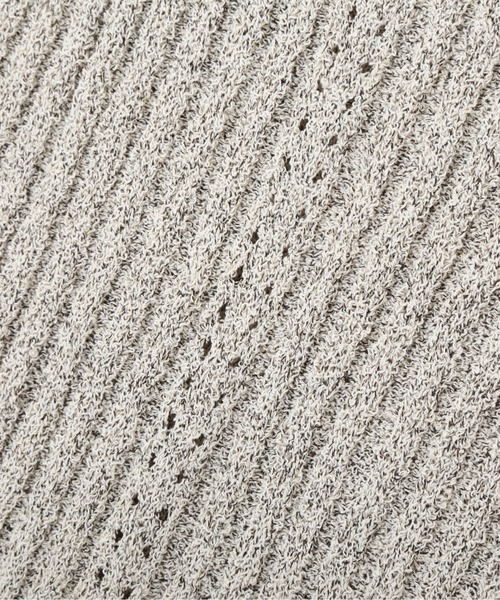 FREE'S MART（フリーズマート）の「◆ブークレバッククロスニットタンクトップ（ニット/セーター・レディース・ブラウン/ベージュ/ホワイト・FREE）」の5枚目の写真