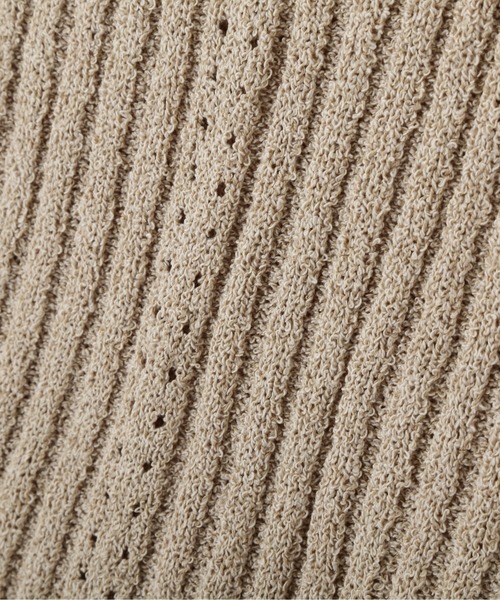 FREE'S MART（フリーズマート）の「◆ブークレバッククロスニットタンクトップ（ニット/セーター・レディース・ブラウン/ベージュ/ホワイト・FREE）」の12枚目の写真