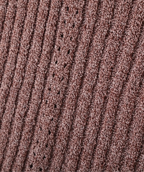 FREE'S MART（フリーズマート）の「◆ブークレバッククロスニットタンクトップ（ニット/セーター・レディース・ブラウン/ベージュ/ホワイト・FREE）」の9枚目の写真