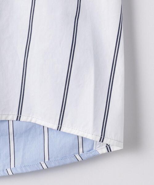 BRACTMENT（ブラクトメント）の「[ ブラクトメント ] BRACTMENT コンビ ルーズ オープンカラー 半袖 シャツ（シャツ/ブラウス・メンズ・ライトブルー/ホワイト・36/40/38）」の7枚目の写真