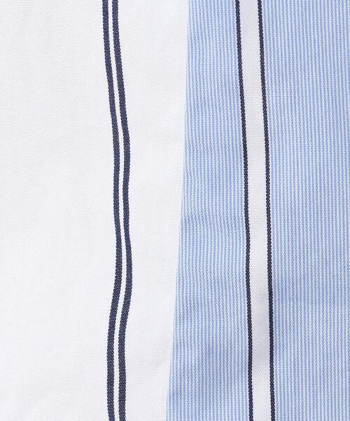 BRACTMENT（ブラクトメント）の「[ ブラクトメント ] BRACTMENT コンビ ルーズ オープンカラー 半袖 シャツ（シャツ/ブラウス・メンズ・ライトブルー/ホワイト・36/40/38）」の5枚目の写真