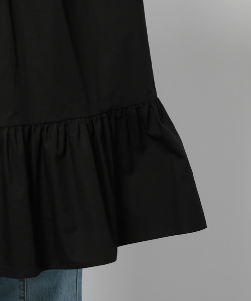 PAGEBOY（ページボーイ）の「コットンティアードミニワンピース（ワンピース・レディース・ブラック/パープル/オフホワイト・FREE）」の13枚目の写真