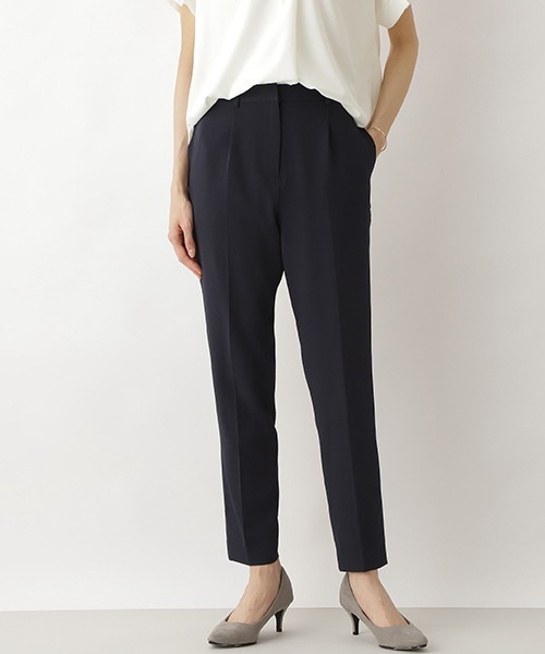 NATURAL BEAUTY BASIC（ナチュラルビューティーベーシック）の「ポリエステルツイルパンツ（その他パンツ・レディース・ネイビー/ダークベージュ/ブラック・マルチサイズ）」の17枚目の写真