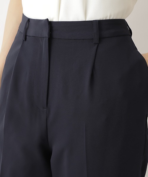 NATURAL BEAUTY BASIC（ナチュラルビューティーベーシック）の「ポリエステルツイルパンツ（その他パンツ・レディース・ネイビー/ダークベージュ/ブラック・マルチサイズ）」の21枚目の写真