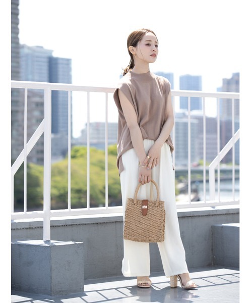 fifth（フィフス）の「サイドスリットイージーパンツ（その他パンツ・レディース・アイボリー/モカ・SMALL/MEDIUM）」の16枚目の写真