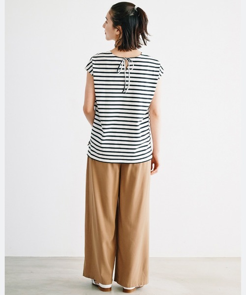 avecmoi（アヴェクモワ）の「【佐藤かなさんプロデュース】 アヴェクモワ　ドレープワイドパンツ〈ライトキャメル〉（その他パンツ・レディース・キャメル・LARGE/MEDIUM/X-LARGE/SMALL）」の15枚目の写真