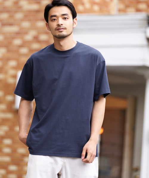 coca（coca）（コカ）の「シルキータッチメンズクルーネックTシャツ（Tシャツ/カットソー・メンズ・カーキ/ネイビー/ホワイト/ブラック・S/M/L/XL）」の4枚目の写真