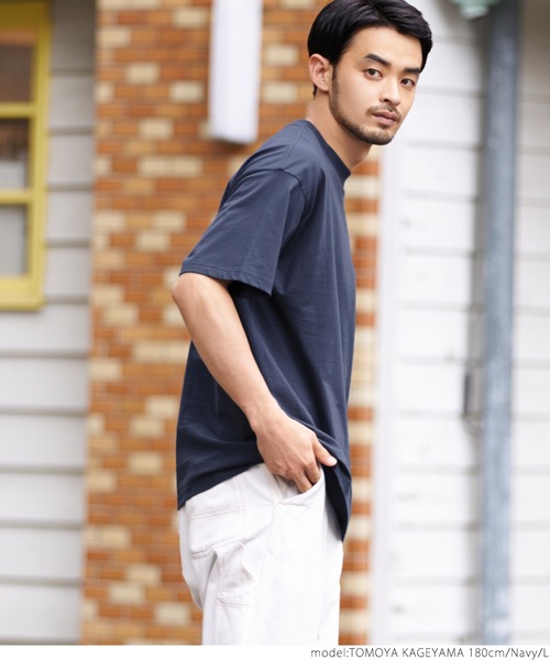 coca（coca）（コカ）の「シルキータッチメンズクルーネックTシャツ（Tシャツ/カットソー・メンズ・カーキ/ネイビー/ホワイト/ブラック・S/M/L/XL）」の18枚目の写真