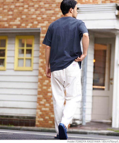 coca（coca）（コカ）の「シルキータッチメンズクルーネックTシャツ（Tシャツ/カットソー・メンズ・カーキ/ネイビー/ホワイト/ブラック・S/M/L/XL）」の21枚目の写真