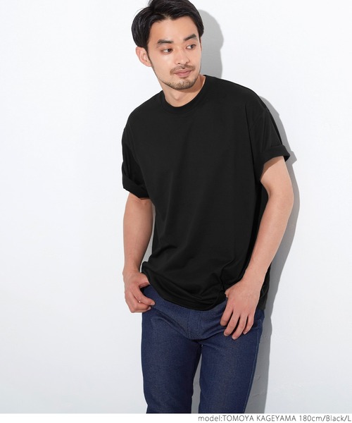 coca（coca）（コカ）の「シルキータッチメンズクルーネックTシャツ（Tシャツ/カットソー・メンズ・カーキ/ネイビー/ホワイト/ブラック・S/M/L/XL）」の20枚目の写真